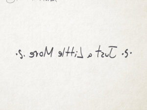 Jake Huffman – Just a Little More